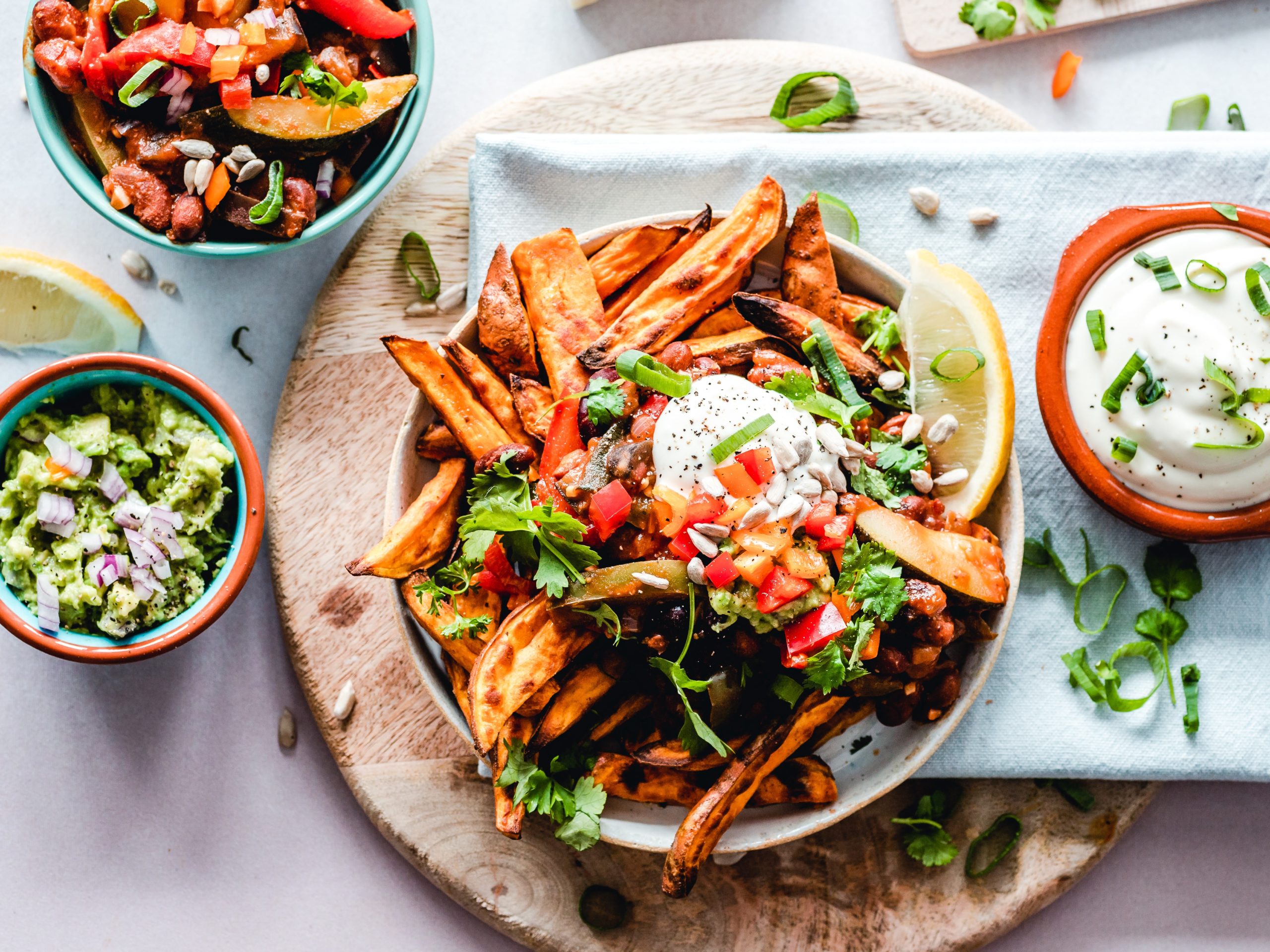 Süßkartoffel Bowl vegan